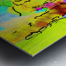 Abstract line art the 11th vertical Metal print