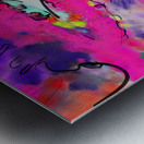 Abstract line art the 12th vertical Metal print