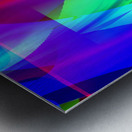 Blue angel art abstract design 41 Metal print