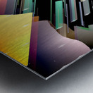 Blue angel art abstract design 25 Metal print