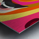 Blue angel art abstract design 30 Metal print