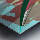 Blue angel art abstract design 44 Metal print