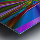 Blue angel art abstract design 38 Metal print