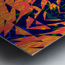 Blue angel art abstract design 27 Metal print