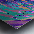 Blue angel art abstract design 5 Metal print