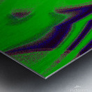 Blue angel art abstract design 34 Metal print