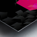 Blue angel art abstract design 22 Metal print