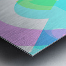 Blue angel art abstract design 29 Metal print