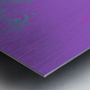 Blue angel art abstract design 14 Metal print