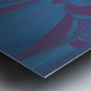 Blue angel art abstract design 52 Metal print