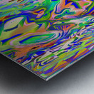 Blue angel art abstract design 89 Impression metal