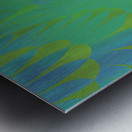 Blue angel art abstract design 54 Metal print