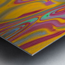 Blue angel art abstract design 76 Metal print