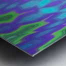 Blue angel art abstract design 56 Metal print