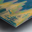 Blue angel art abstract design 111 Metal print