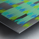 Blue angel art abstract design 140 Metal print