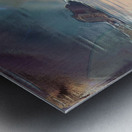 Blue angel art abstract design 114 Metal print