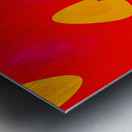 Blue angel art abstract design 123 Metal print