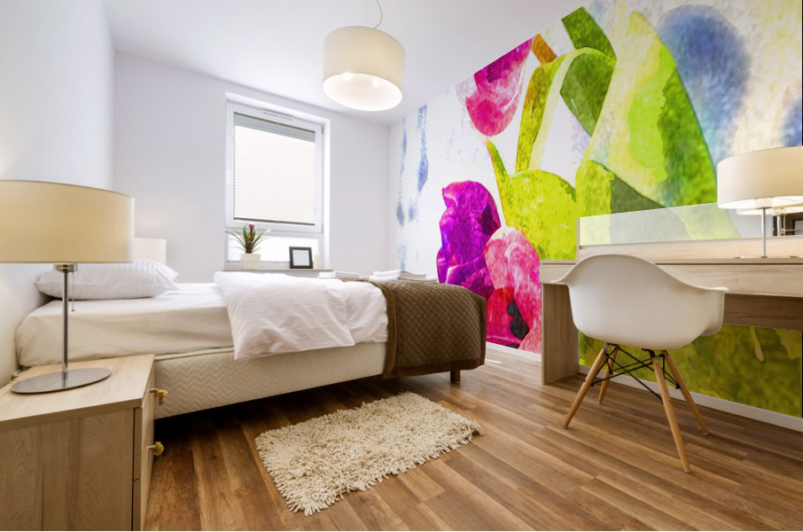 Watercolor Floral 29 Mural print