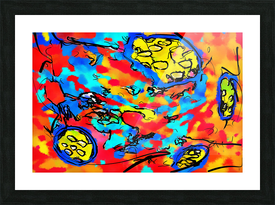 Abstract line art  the 16th horizontal Picture Frame print