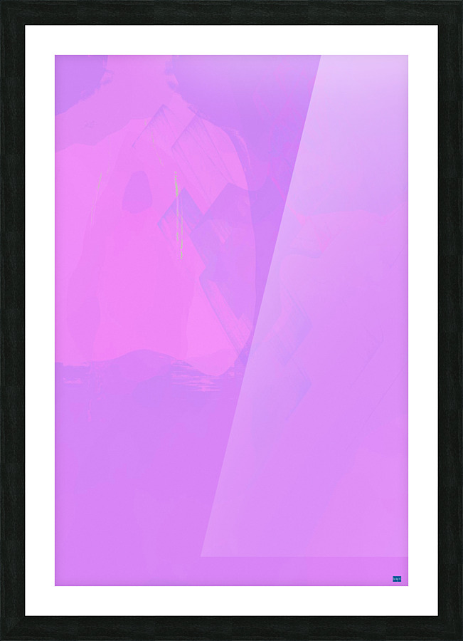 Blue angel art abstract design 47 Picture Frame print