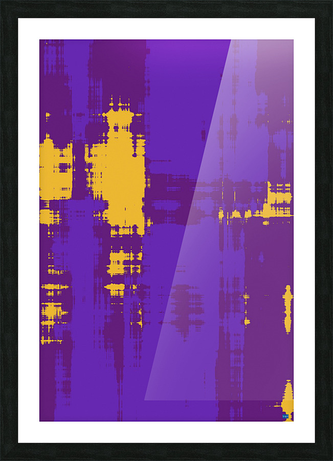 Blue angel art abstract design 10 Picture Frame print