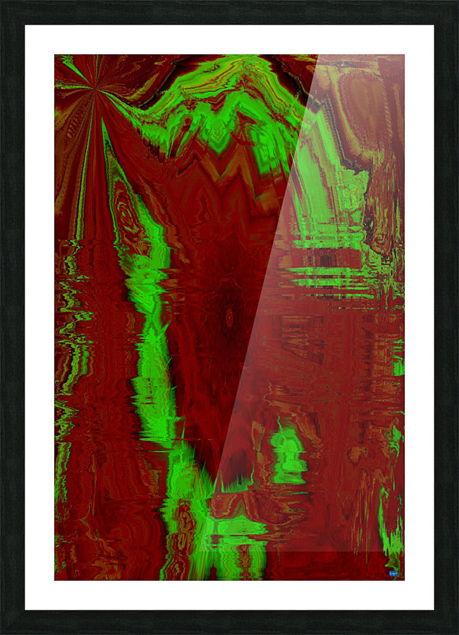 Blue angel art abstract design 40 Picture Frame print