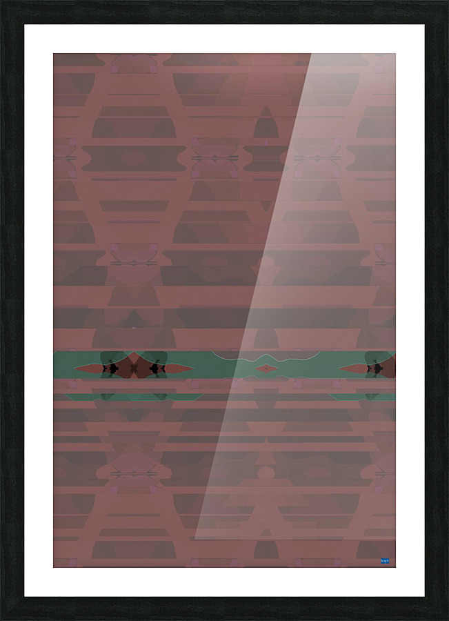 Blue angel art abstract design 42 Picture Frame print