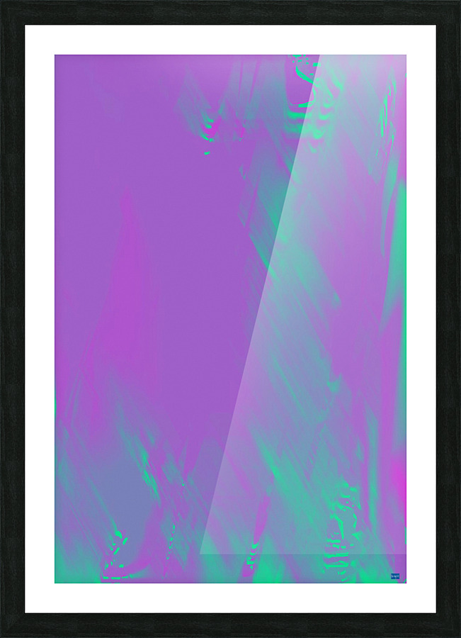 Blue angel art abstract design 14 Picture Frame print