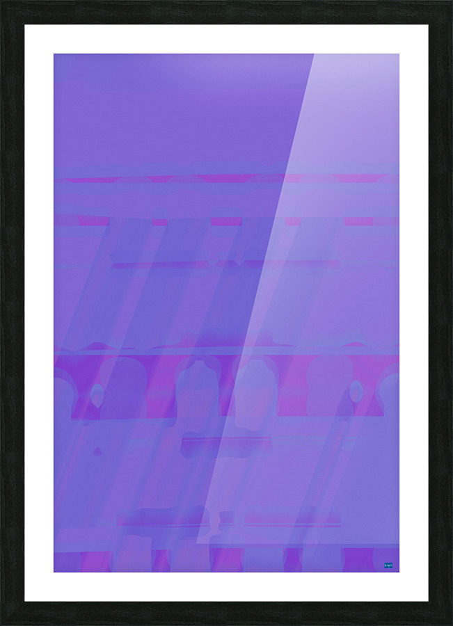 Blue angel art abstract design 80 Picture Frame print