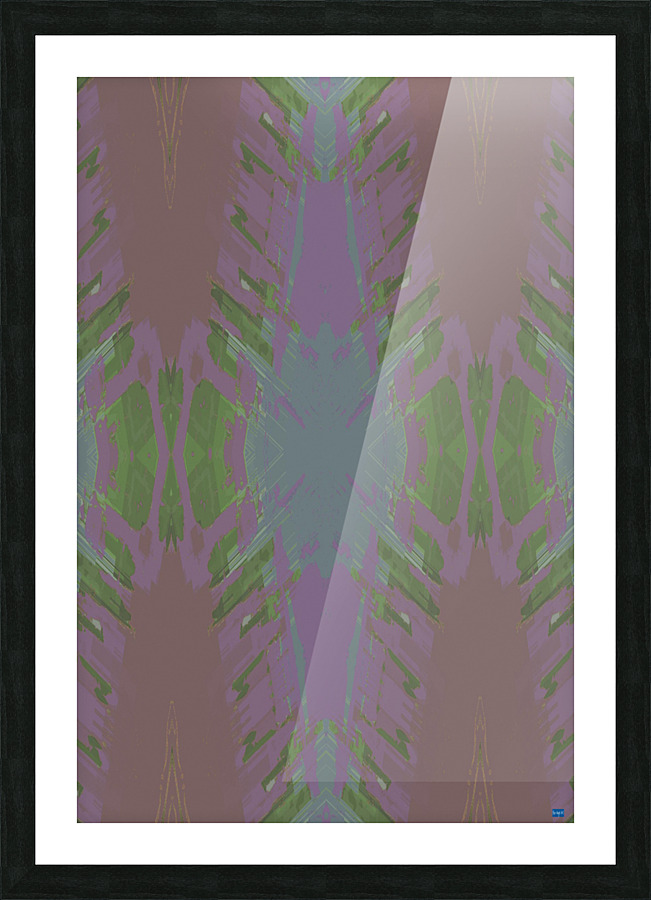 Blue angel art abstract design 72 Picture Frame print