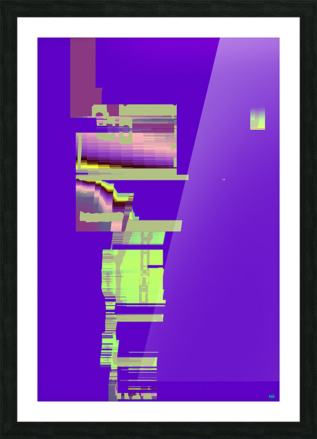 Blue angel art abstract design 79 Picture Frame print