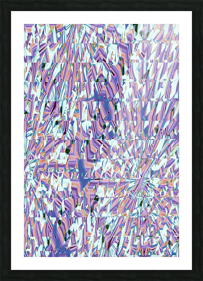 Blue angel art abstract design 63 Picture Frame print