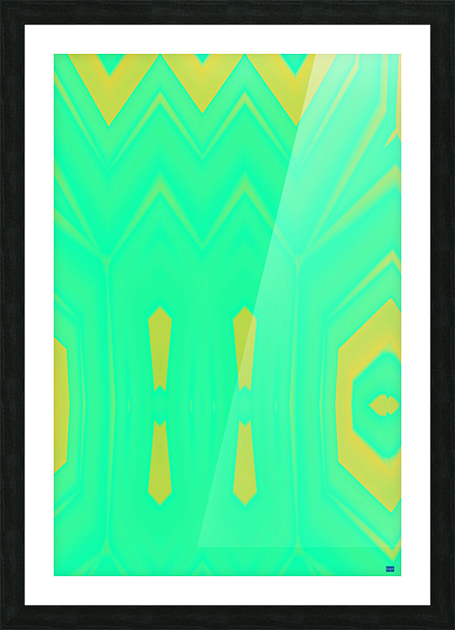 Blue angel art abstract design 101 Picture Frame print