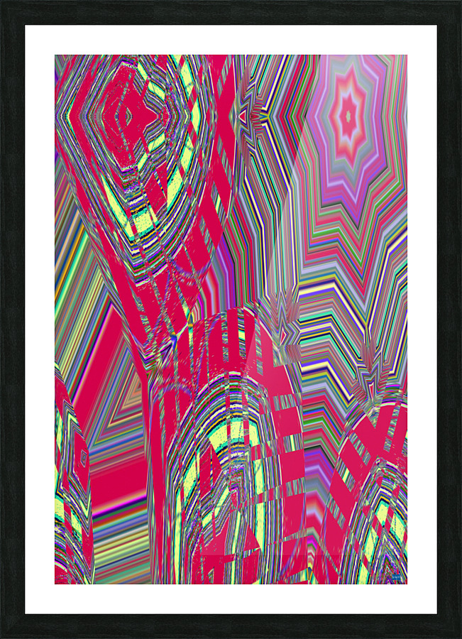 Blue angel art abstract design 115 Picture Frame print