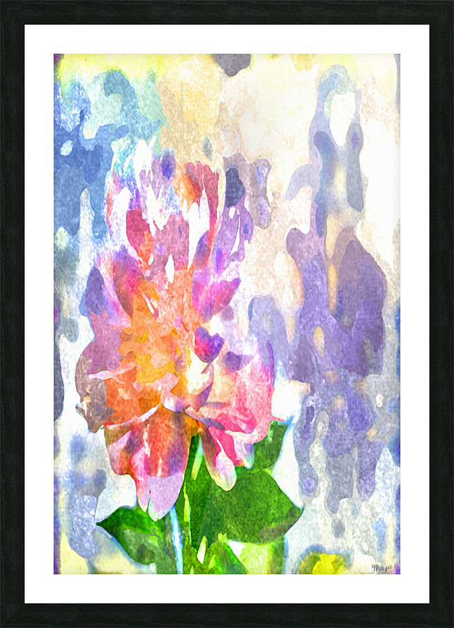 Watercolor Floral 17 Picture Frame print