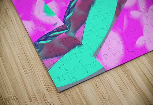 Blue angel art abstract design 87 Designer Art Decor puzzle