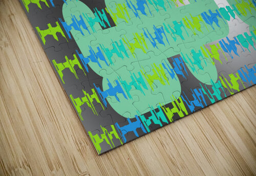 Blue angel art abstract design 140 Designer Art Decor puzzle