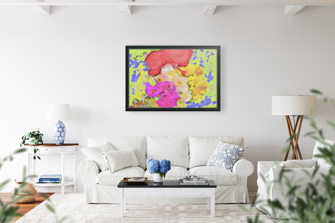 Abstract line art the 6th horizontal Reproduction