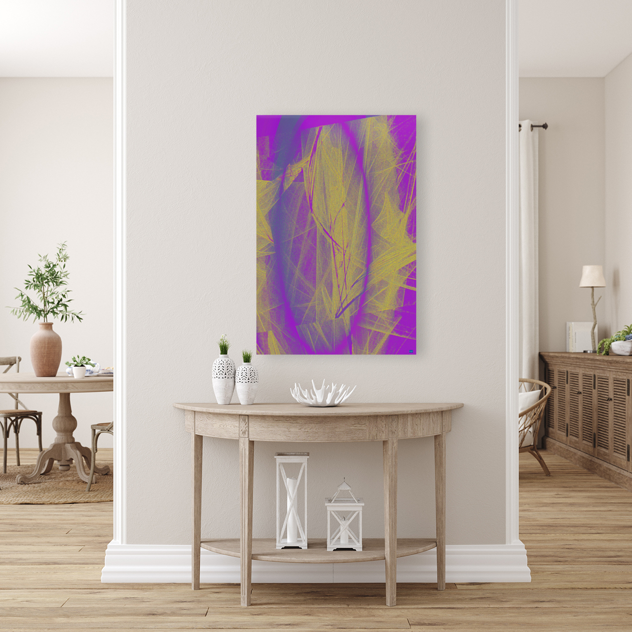 Blue angel art abstract design 69 Reproduction