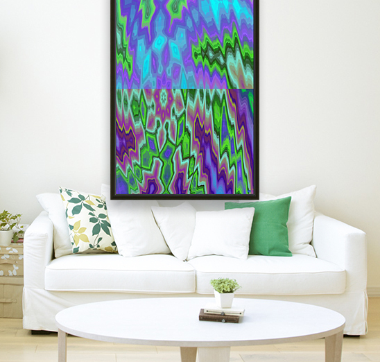 Blue angel art abstract design 56 Reproduction