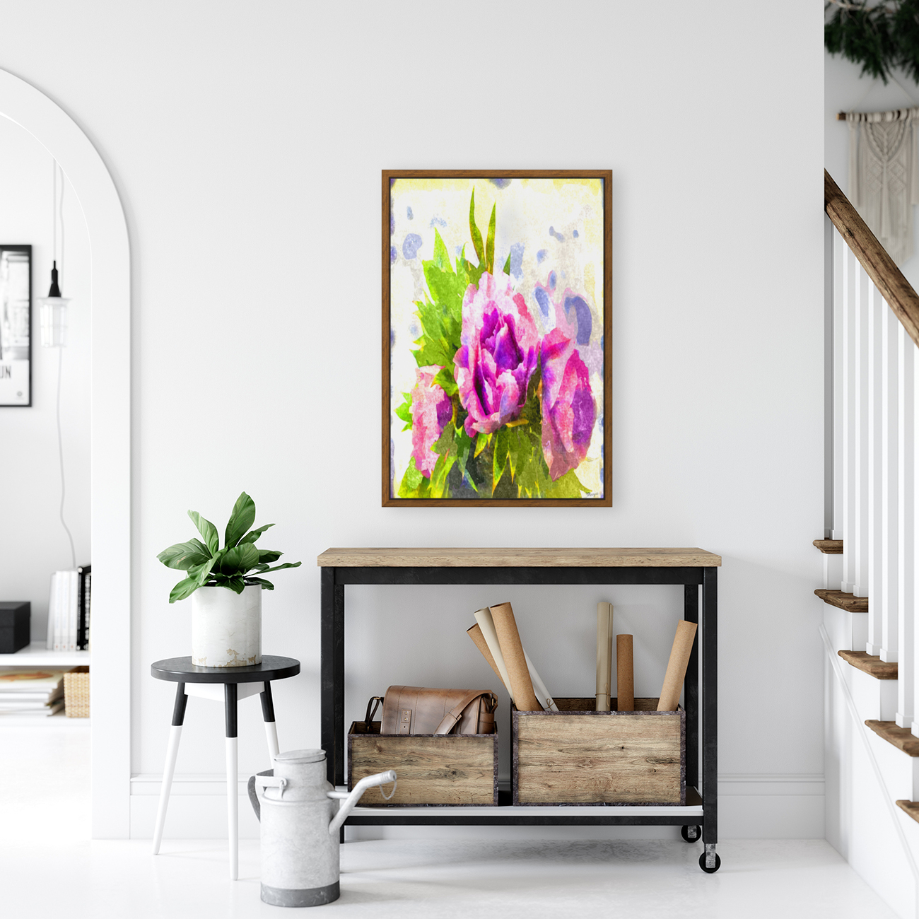 Watercolor Floral 07 Reproduction