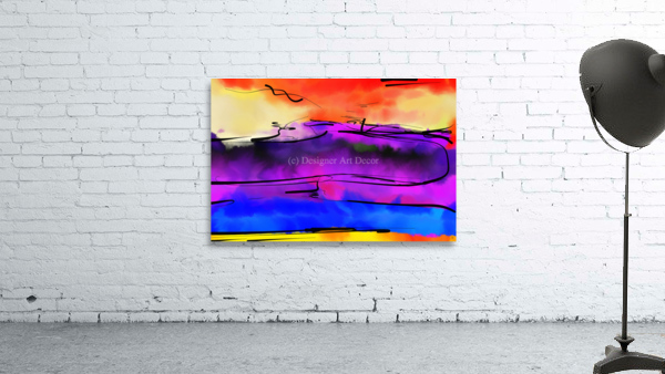 Abstract line art the 21st version 1 horizontal Wall Preview