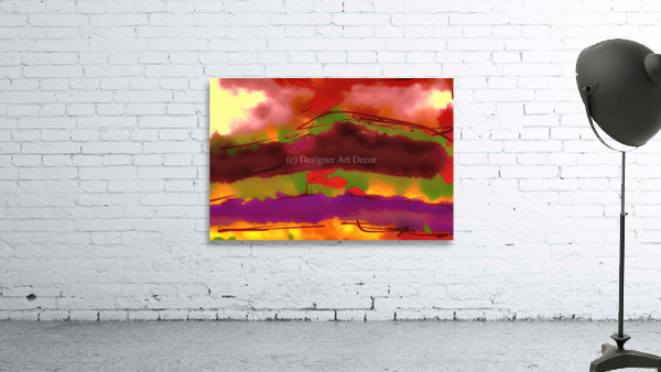 Abstract line art the 21st version 3 horizontal Wall Preview