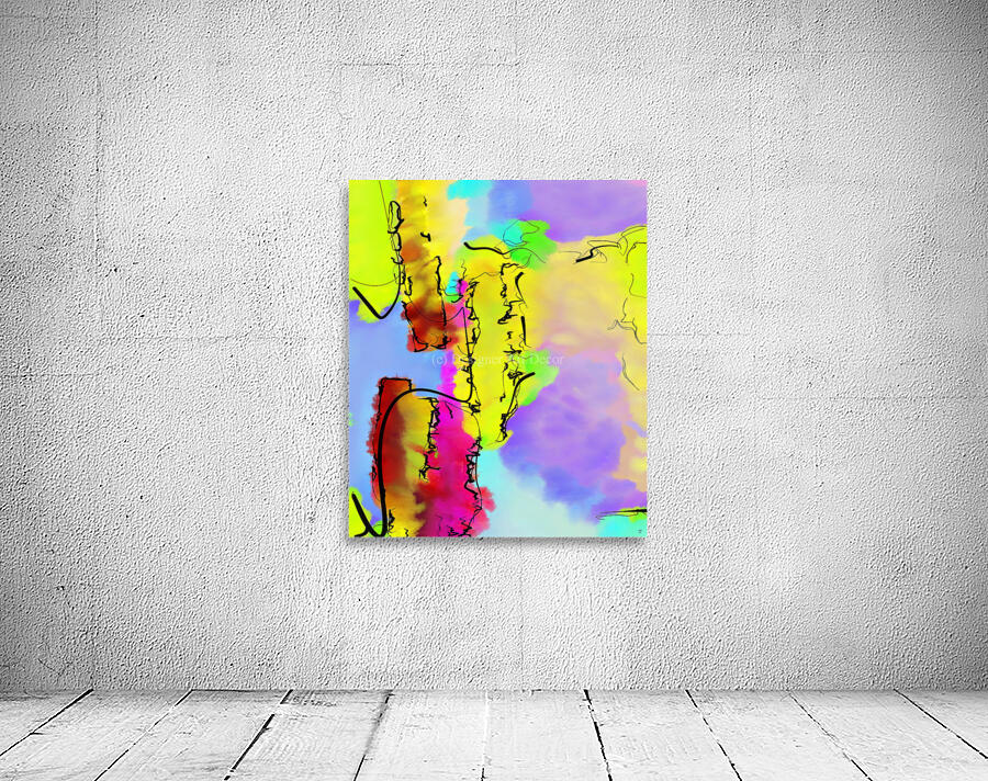 Abstract line art the 11th vertical Wall Preview