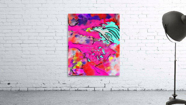 Abstract line art the 12th vertical Wall Preview