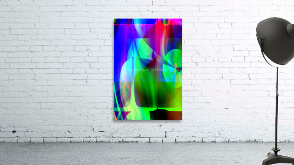 Blue angel art abstract design 41 Wall Preview