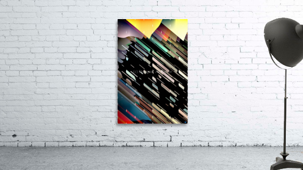 Blue angel art abstract design 25 Wall Preview