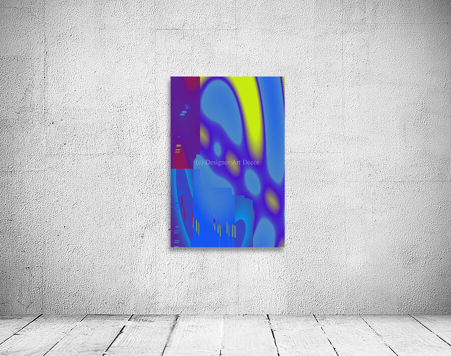 Blue angel art abstract design 43 Wall Preview