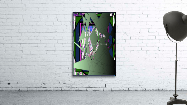 Blue angel art abstract design 16 Wall Preview